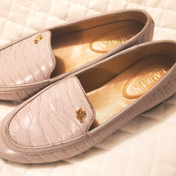 Ralph Lauren Clair Pink Loafer - Picture 1 of 3